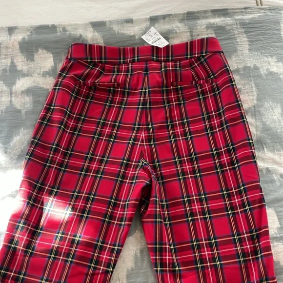 J crew mercantile tartan plaid pants EUC size 6 - Picture 4 of 9